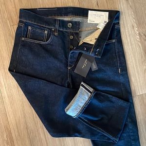 New with tags, rag & bone selvedge denim, skinny